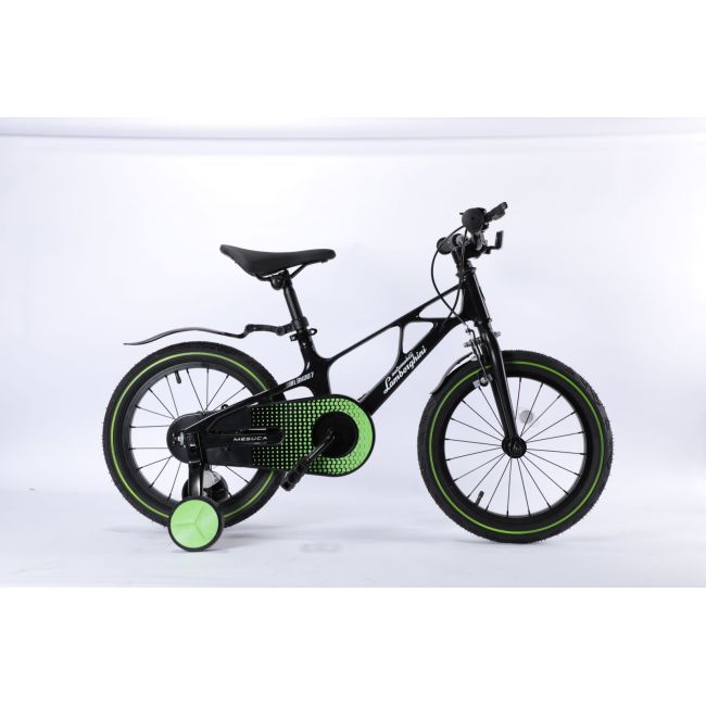 Bicicleta lamborghini 14 inch, cadru magneziu, neagra funklbk007-14blk