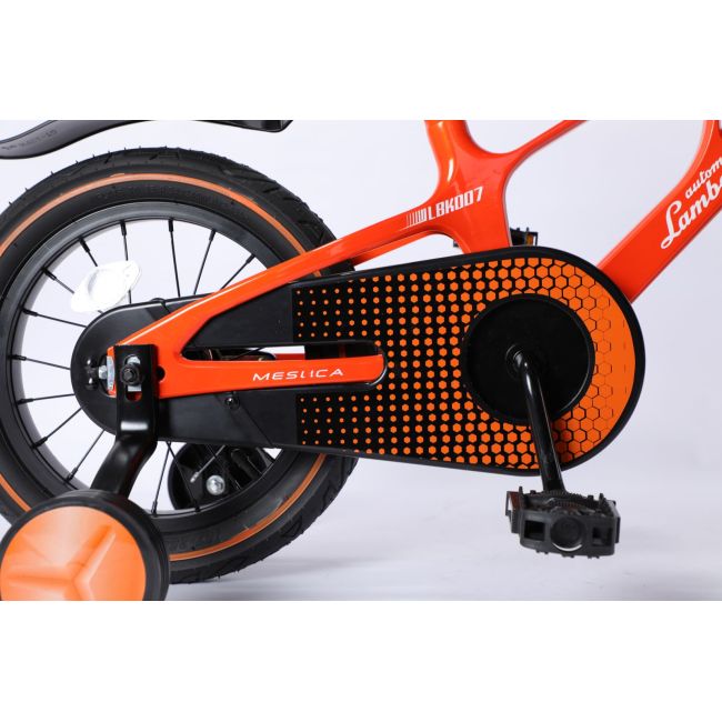 Bicicleta lamborghini 16 inch, cadru magneziu, portocalie funklbk007-16org