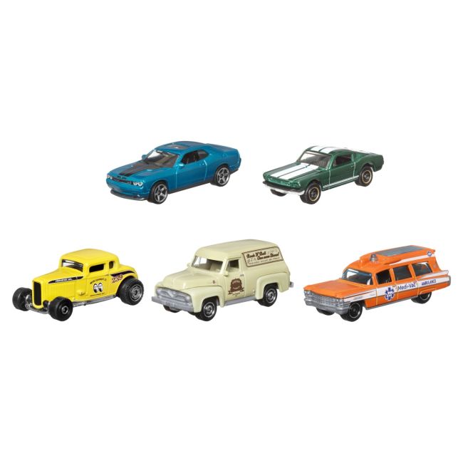 MATCHBOX SET 5 MASINUTE METALICE COFFEE CRUISERS V SCARA 1:64 VIVMTC1817_HVT67