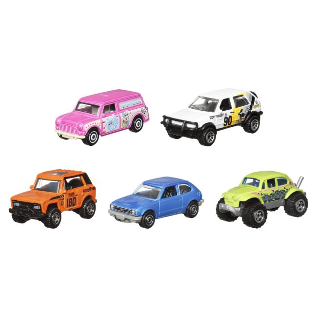 MATCHBOX SET 5 MASINUTE METALICE MBX RETRO SCARA 1:64 VIVMTC1817_HVT71