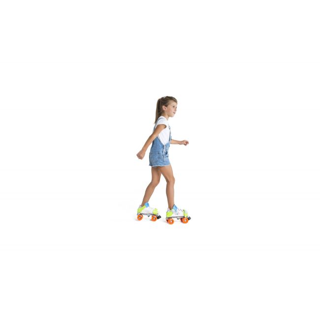 Patine cu rotile mini jet masura reglabila 24-36, culoare verde funkigm215-b