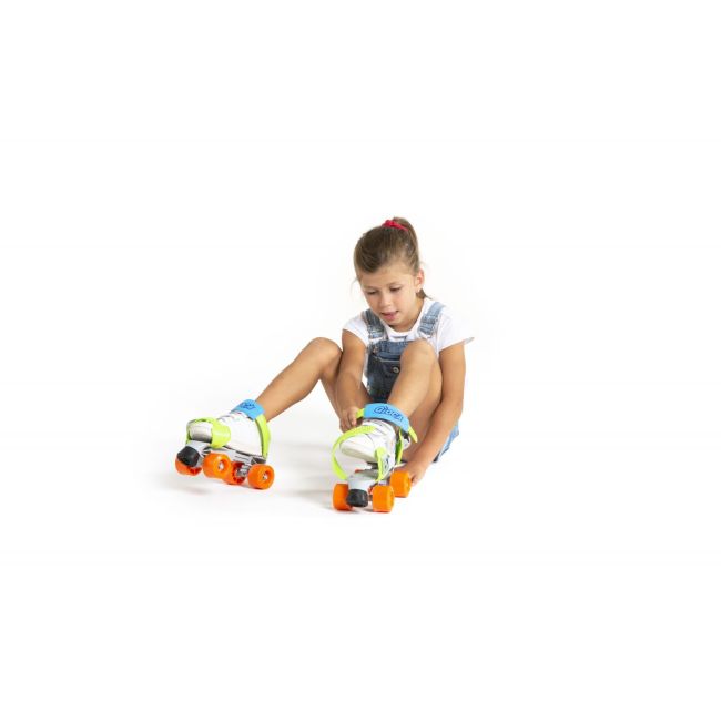 Patine cu rotile mini jet masura reglabila 24-36, culoare verde funkigm215-b