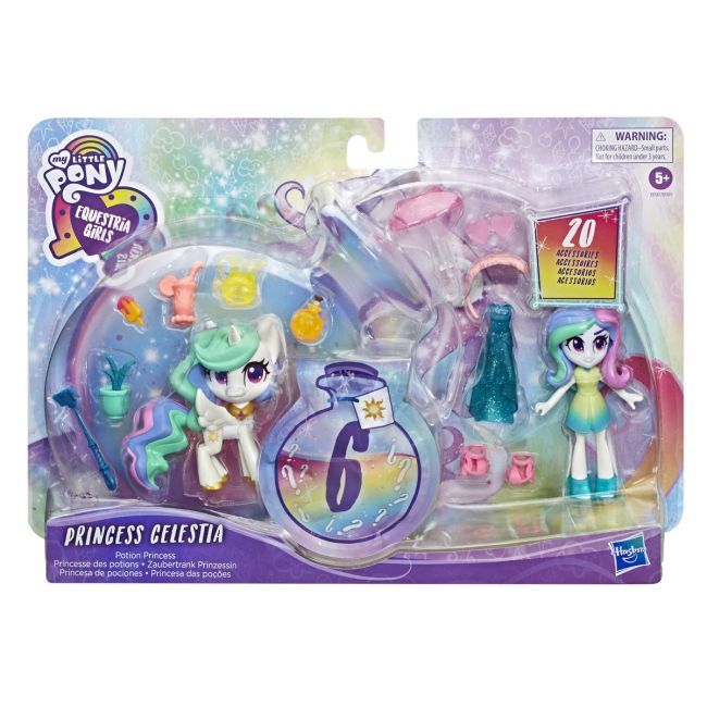 SET EQUESTRIA GIRLS POTIUNEA MAGICA A PRINTESEI CELESTIA VIVE9187