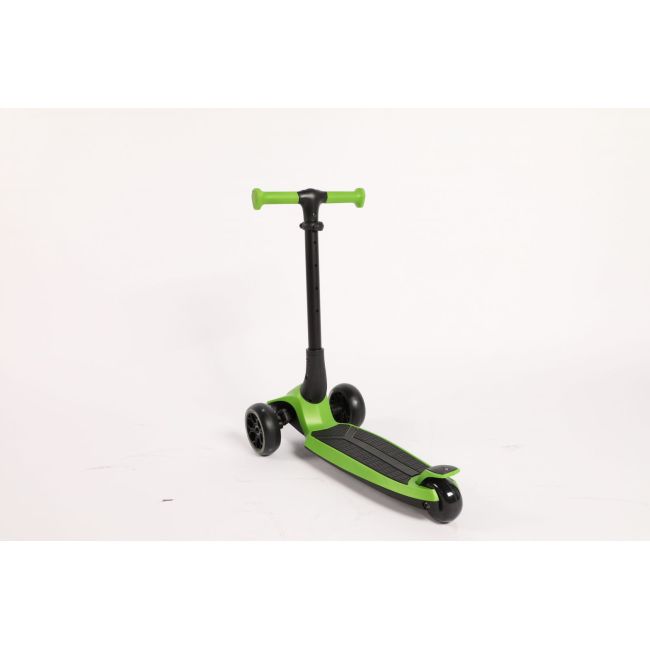 Trotineta lamborghini, 3 roti, cadru aluminiu, verde, roti led funklbs-3w-grn