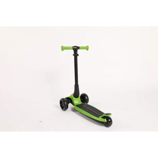 Trotineta lamborghini, 3 roti, cadru aluminiu, verde, roti led funklbs-3w-grn