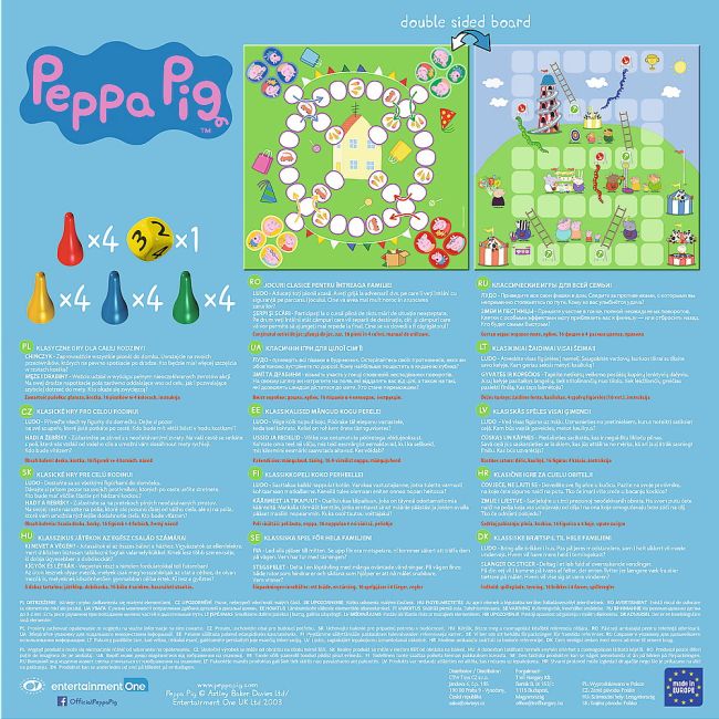 JOC PEPPA PIG 2IN1 LUDO SI SERPISORI SCARI VIV02067
