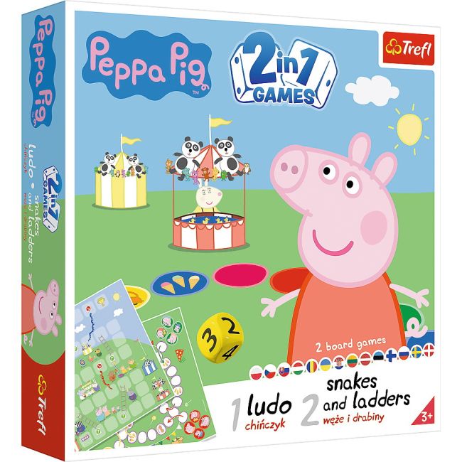 JOC PEPPA PIG 2IN1 LUDO SI SERPISORI SCARI VIV02067