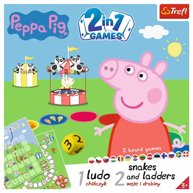 JOC PEPPA PIG 2IN1 LUDO SI SERPISORI SCARI VIV02067
