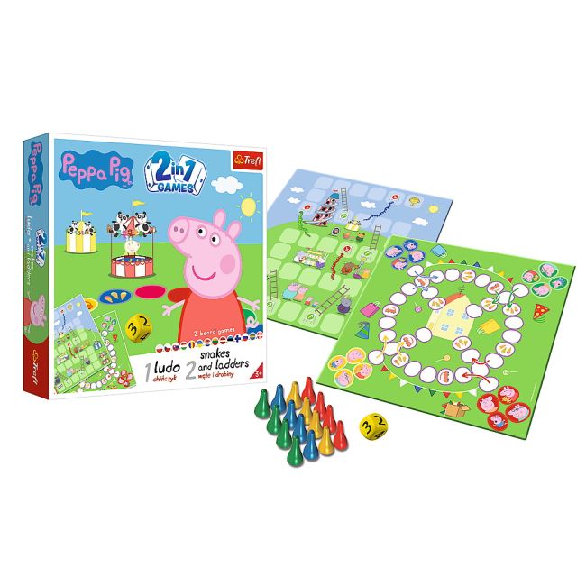 JOC PEPPA PIG 2IN1 LUDO SI SERPISORI SCARI VIV02067