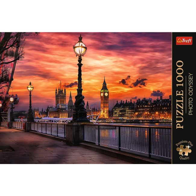 PUZZLE TREFL 1000 PREMIUM PLUS PHOTO ODYSSEY BIG BEN LONDRA VIV10827