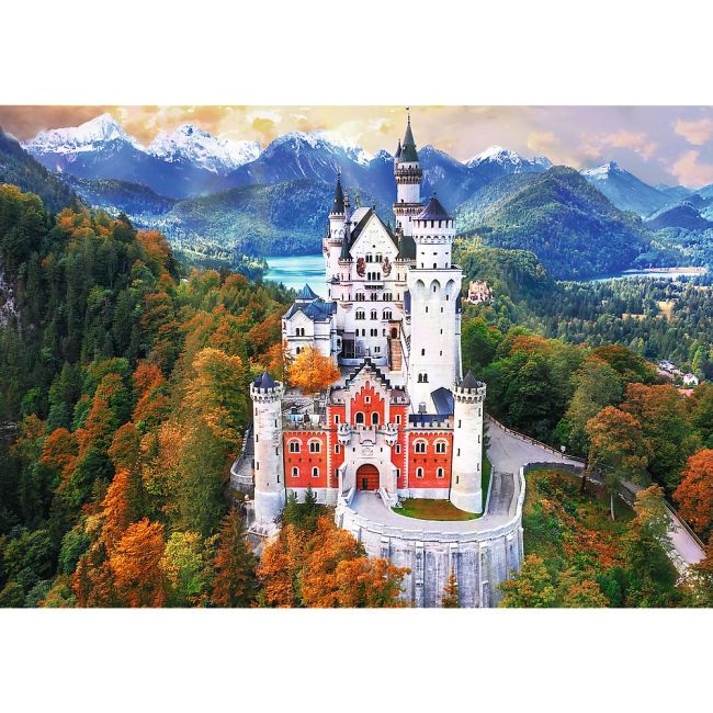PUZZLE TREFL 1000 PREMIUM PLUS PHOTO ODYSSEY CASTELUL NEUSCHWANSTEIN GERMANIA VIV10813