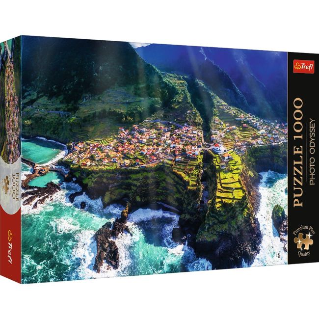 PUZZLE TREFL 1000 PREMIUM PLUS PHOTO ODYSSEY INSULA MADEIRA PORTUGALIA VIV10824