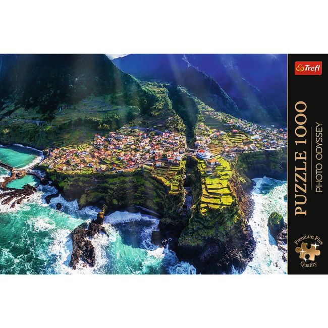PUZZLE TREFL 1000 PREMIUM PLUS PHOTO ODYSSEY INSULA MADEIRA PORTUGALIA VIV10824