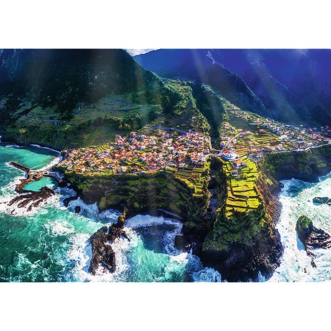 PUZZLE TREFL 1000 PREMIUM PLUS PHOTO ODYSSEY INSULA MADEIRA PORTUGALIA VIV10824