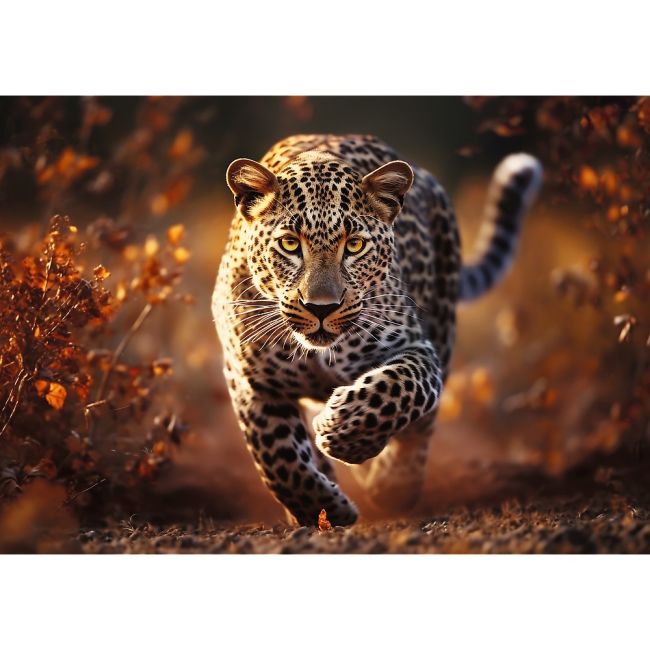 PUZZLE TREFL 1000 PREMIUM PLUS PHOTO ODYSSEY LEOPARD VIV10818