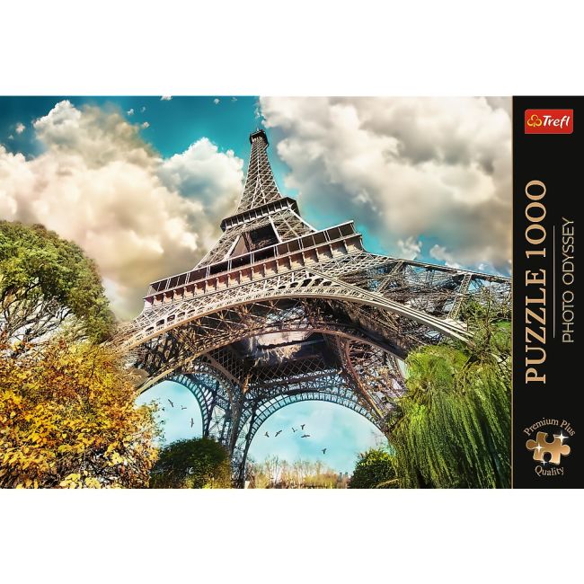 PUZZLE TREFL 1000 PREMIUM PLUS PHOTO ODYSSEY TURNUL EIFFEL PARIS VIV10815