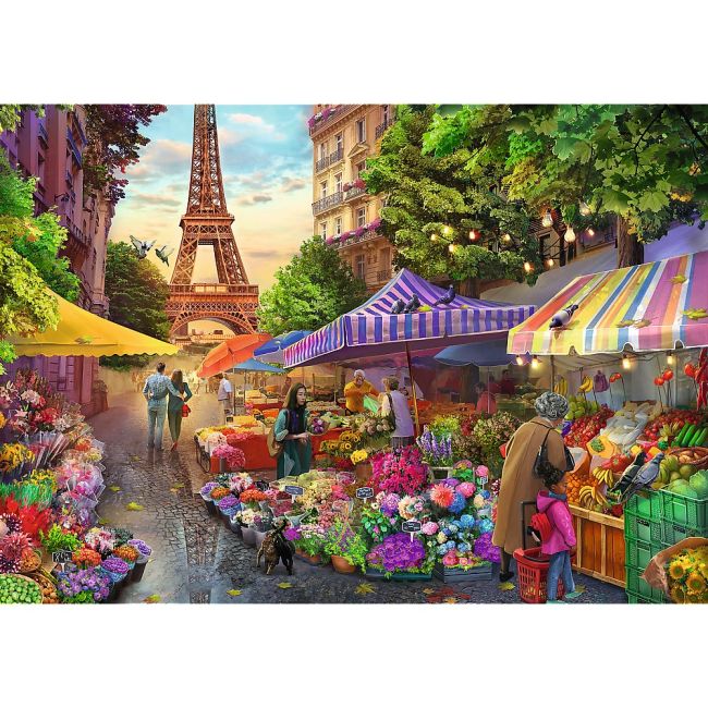 PUZZLE TREFL 1000 PREMIUM PLUS TEA TIME PIATA DE FLORI VIV10799