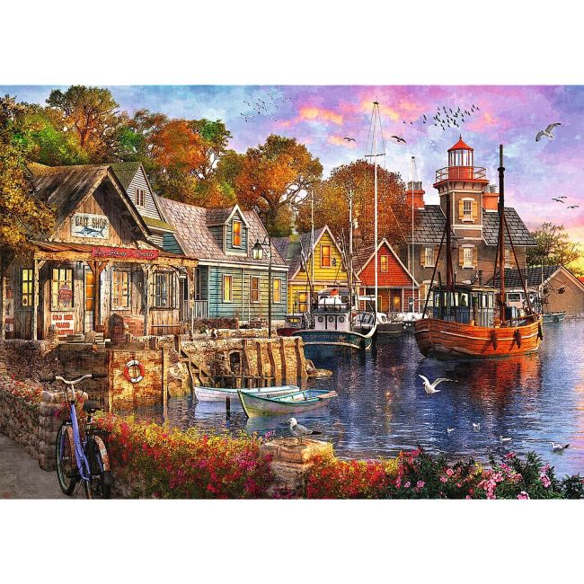 PUZZLE TREFL 1000 PREMIUM PLUS TEA TIME PORTUL MINUNAT VIV10796