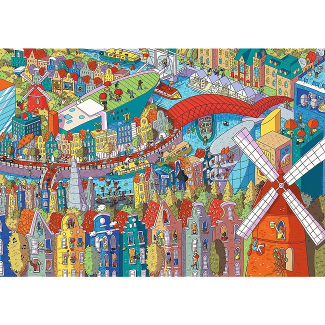 PUZZLE TREFL 1000 UFT EYE SPY AMSTERDAM VIV10710