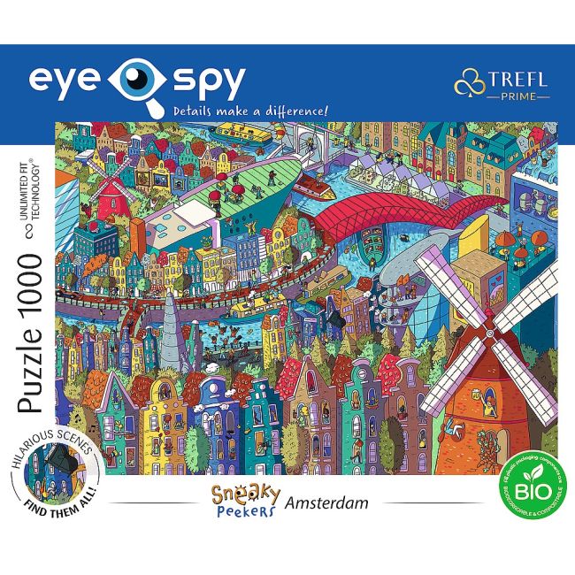 PUZZLE TREFL 1000 UFT EYE SPY AMSTERDAM VIV10710