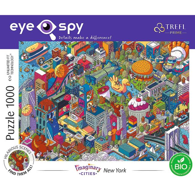PUZZLE TREFL 1000 UFT EYE SPY NEW YORK VIV10708
