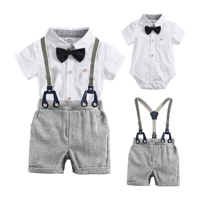 Costum elegant cu body alb tip camasuta ADZFT-B453-2-DE3