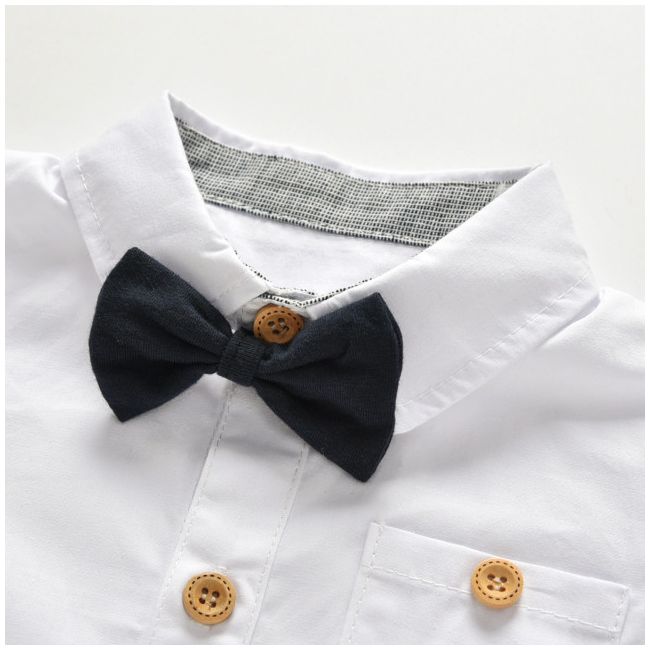 Costum elegant cu body alb tip camasuta ADZFT-B453-2-DE3