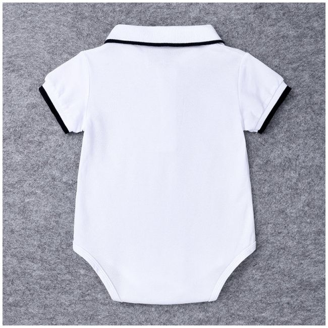 Costum elegant cu body alb tip polo ADZFT-B463-2-DE3