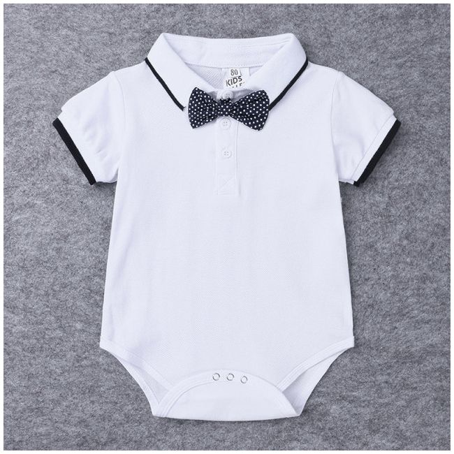 Costum elegant cu body alb tip polo ADZFT-B463-2-DE3