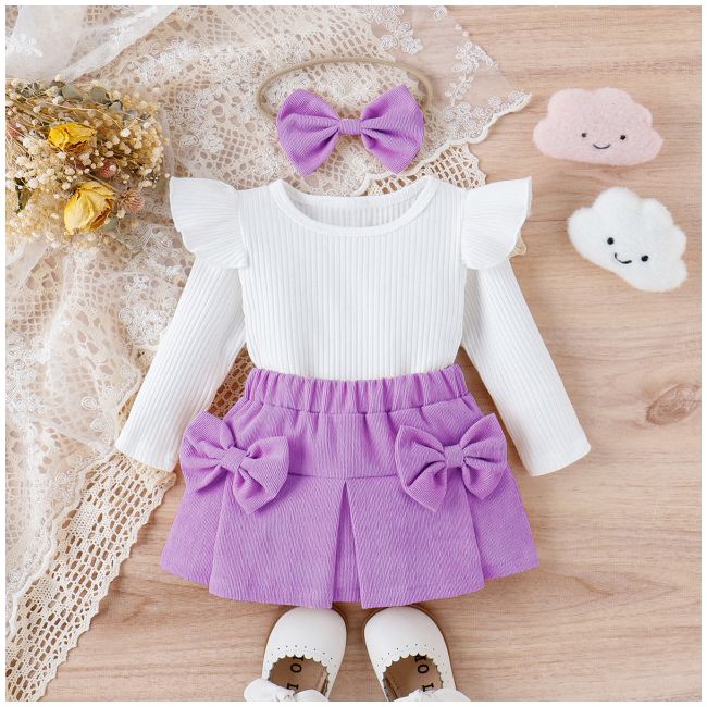 Costumas cu bluzita si fustita din reiat (marime disponibila: 3-6 luni (marimea 18 incaltaminte)) adnew219-de4.3-6 luni (marimea 18 incaltaminte)