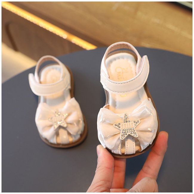 Sandale albe pentru fetite - Star MDA-26-1-de5
