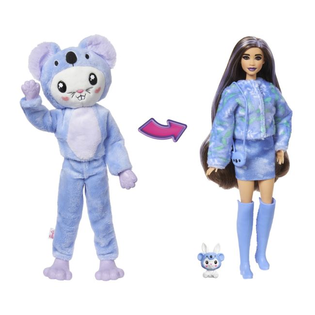 BARBIE PAPUSA BARBIE CUTIE REVEAL IEPURAS URS KOALA VIVMTHRK26
