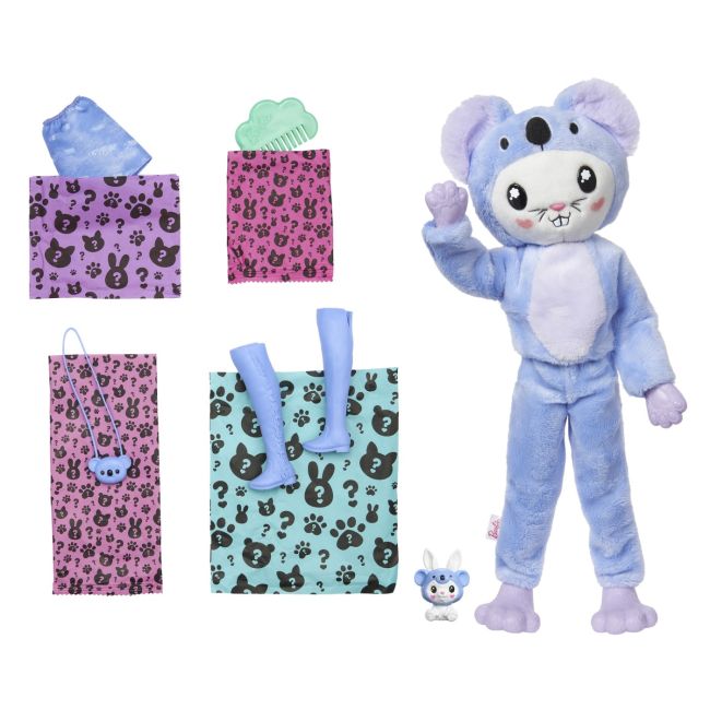 BARBIE PAPUSA BARBIE CUTIE REVEAL IEPURAS URS KOALA VIVMTHRK26