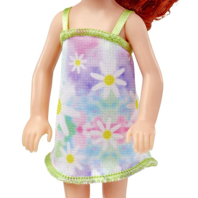 BARBIE PAPUSA CHELSEA ROSCATA CU ROCHITA CU FLORI VIVMTDWJ33_HNY56