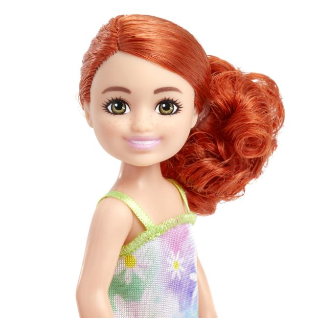 BARBIE PAPUSA CHELSEA ROSCATA CU ROCHITA CU FLORI VIVMTDWJ33_HNY56
