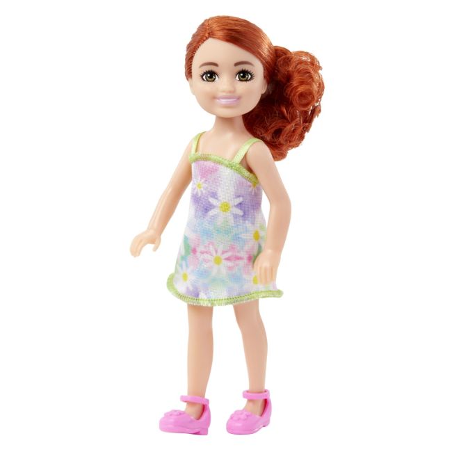 BARBIE PAPUSA CHELSEA ROSCATA CU ROCHITA CU FLORI VIVMTDWJ33_HNY56