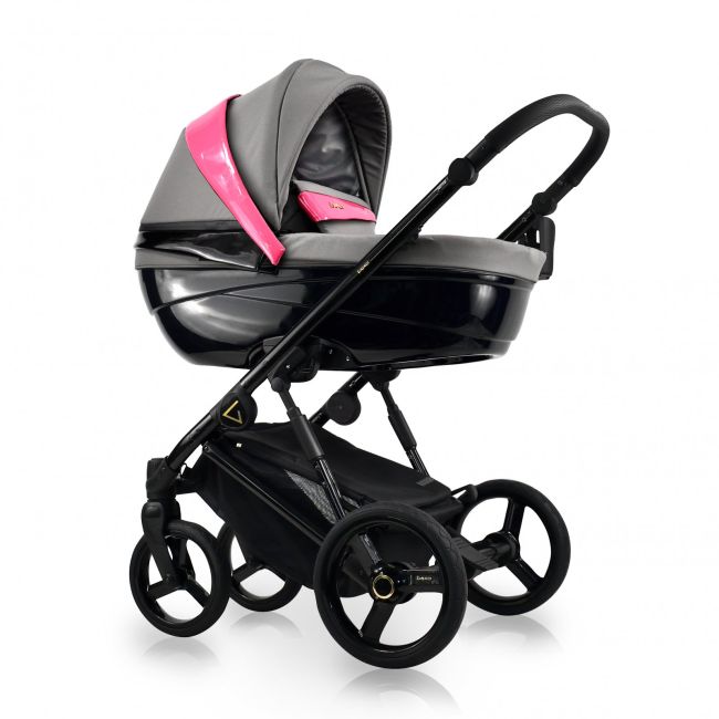 Carucior Copii 2 In 1, Reversibil, Complet Accesorizat, 0-36 Luni, Bexa Glamour Grey Pjbgl07-7052