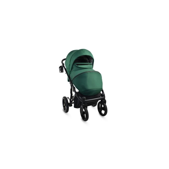 Carucior Copii 2 In 1, Reversibil, Complet Accesorizat, 0-36 Luni, Bexa Glamour Verde Smarald Pjbgl10-5457