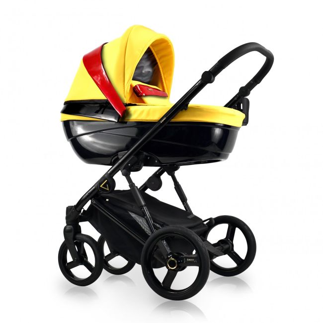 Carucior Copii 2 In 1, Reversibil, Complet Accesorizat, 0-36 Luni, Bexa Glamour Yellow Pjbgl08-5386