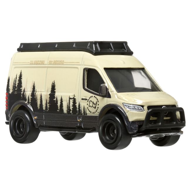 HOT WHEELS PREMIUM SET 2 MASINUTE METALICE TOYOTA LAND CRUISER PRADO SI MERCEDES BENZ SPRINTER TOURER SCARA 1:64 VIVMTHBL96_HRR76