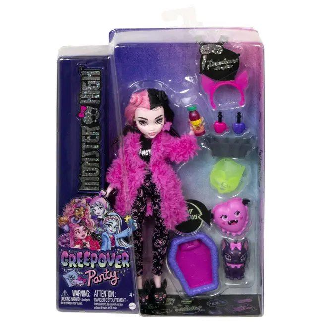 MONSTER HIGH PAPUSA DRACULAURA CREEPOVER PARTY VIVMTHKY66