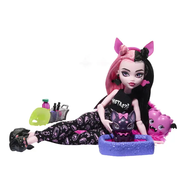 MONSTER HIGH PAPUSA DRACULAURA CREEPOVER PARTY VIVMTHKY66