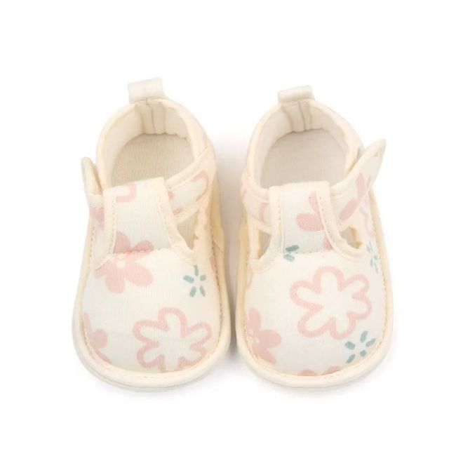 Pantofiori ivoire cu floricele imprimate LIBP3108-3-cd4
