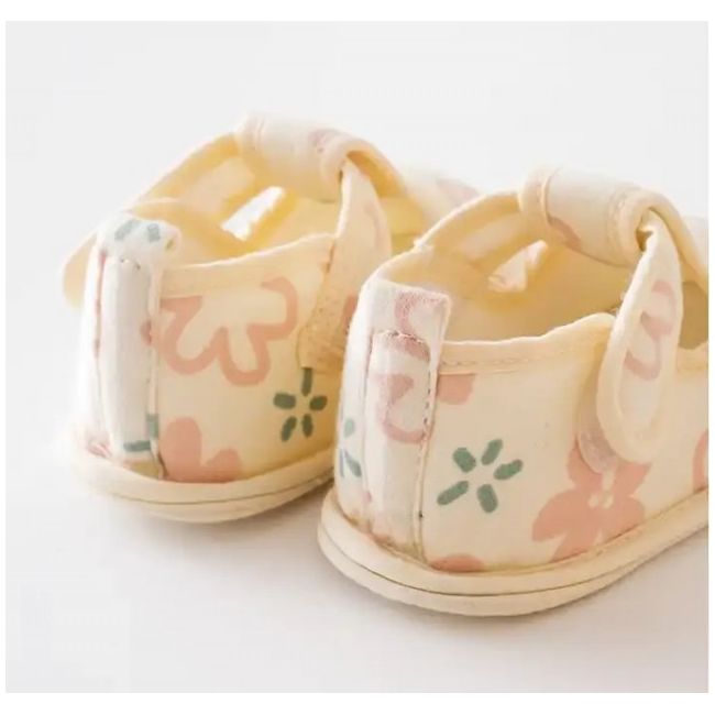 Pantofiori ivoire cu floricele imprimate LIBP3108-3-cd4