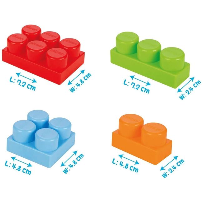 Set constructie pilsan master blocks 224 piese galben hubpl-03-582-ye