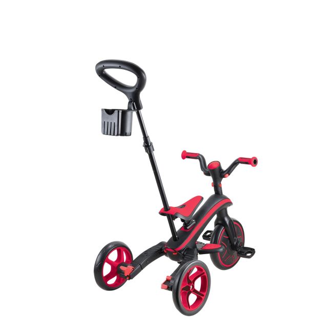 Tricicleta globber explorer 4 in 1 pliabila, culoare rosie funk732-102