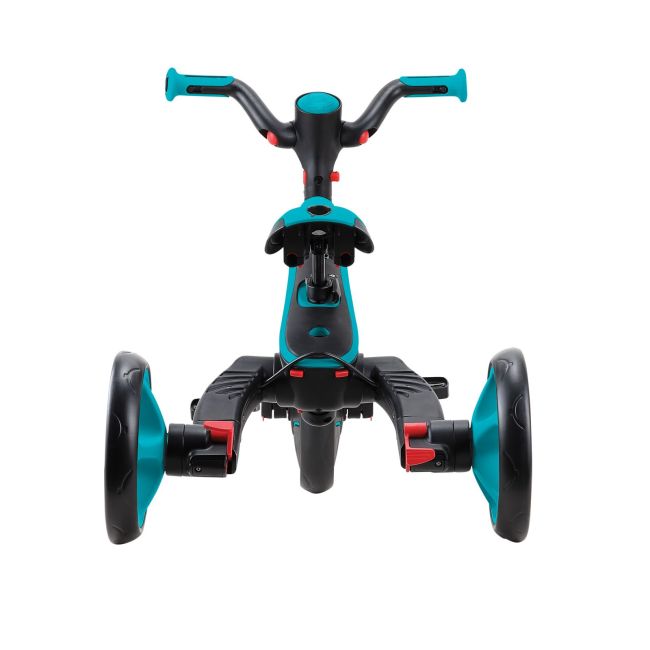 Tricicleta globber explorer 4 in 1 pliabila, culoare turquoise funk732-105