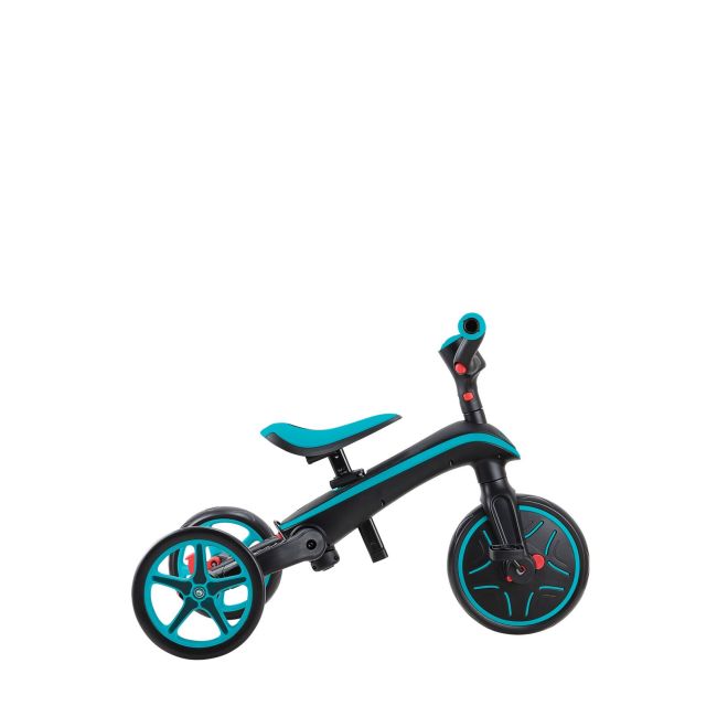 Tricicleta globber explorer 4 in 1 pliabila, culoare turquoise funk732-105