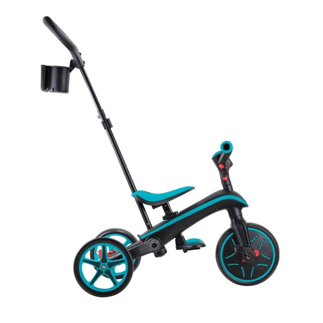 Tricicleta globber explorer 4 in 1 pliabila, culoare turquoise funk732-105