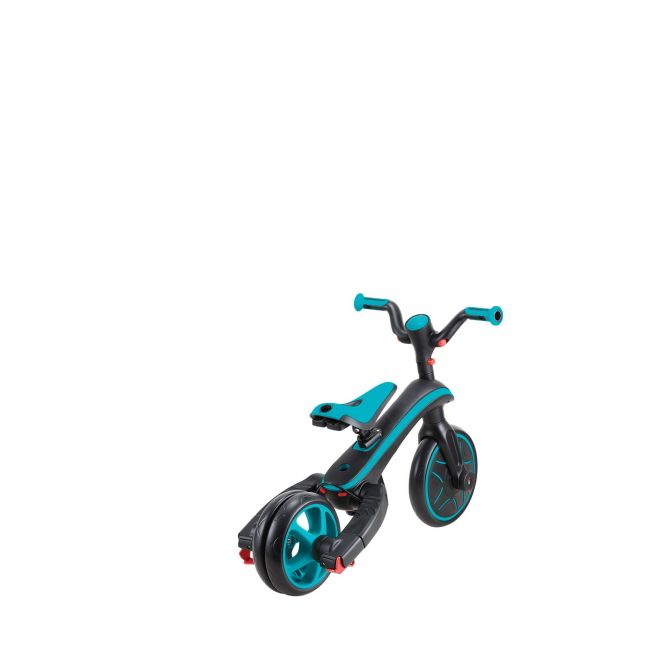 Tricicleta globber explorer 4 in 1 pliabila, culoare turquoise funk732-105